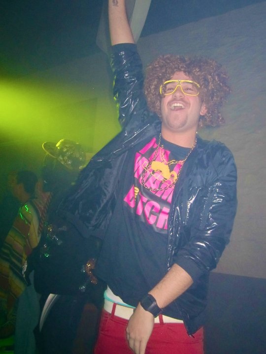  think of my halloween costume from this past year Dressed as RedFoo 